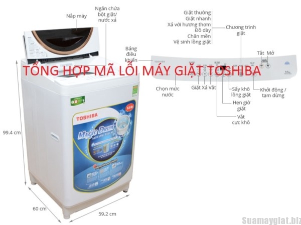 Bang Ma Loi May Giat Toshiba